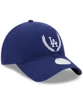 Women's New Era Royal Los Angeles Dodgers Leaves 9TWENTY Adjustable Hat