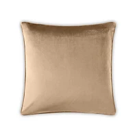 Ricardo Velvet Pillow w/Piping , Premium Filled & Zipper 20"W x 20"L