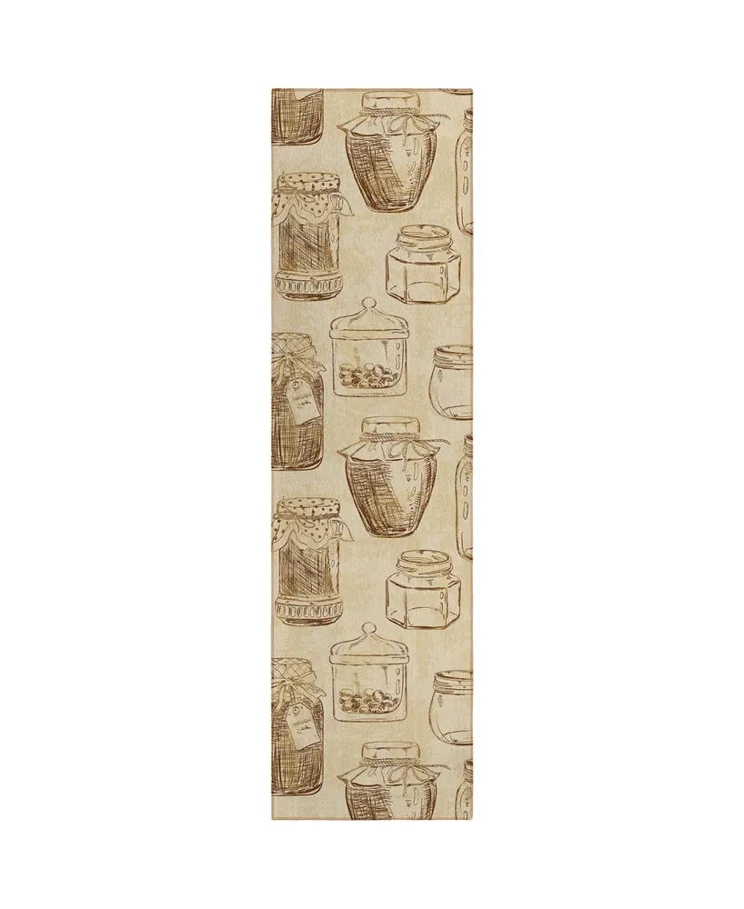 Dalyn Kendall Kitchen KE18 2'3" x 7'6" Runner Area Rug