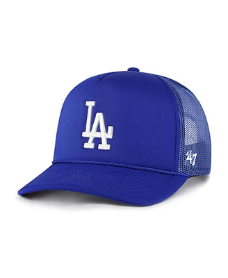 Men's '47 Brand Royal Los Angeles Dodgers Foamo Trucker Snapback Hat