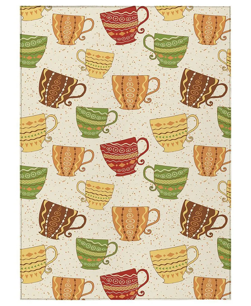 D Style Vertes Kitchen VRT15 3' x 5' Area Rug