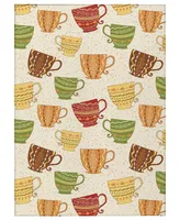 D Style Vertes Kitchen VRT15 3' x 5' Area Rug