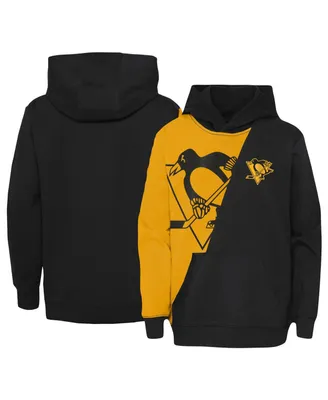 Preschool Boys and Girls Gold, Black Pittsburgh Penguins Unrivaled Pullover Hoodie