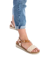 Xti Women's Sandals With Gold Studs