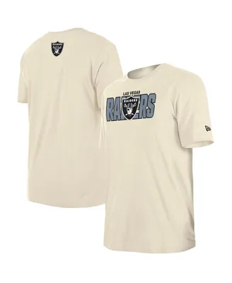 Men's New Era Cream Las Vegas Raiders 2023 Nfl Draft T-shirt