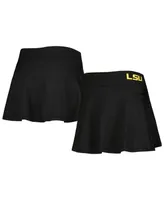 Women's ZooZatz Black Lsu Tigers Flowy Skort