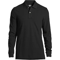 Lands' End Men's Comfort First Long Sleeve Mesh Polo Shirt