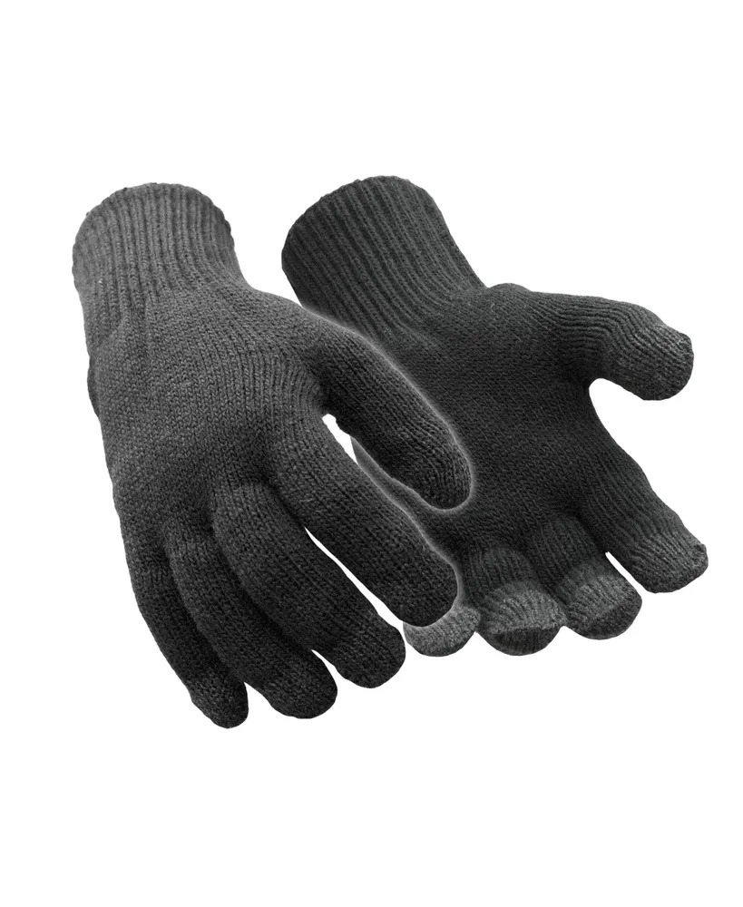 RefrigiWear Men's Warm Dual Layer Thermal Lined Touchscreen Compatible Gloves