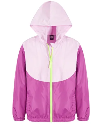 Id Ideology Big Girls Colorblocked Hooded Windbreaker, Created for Macy's