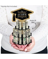 Big Dot of Happiness Tassel Worth The Hassle Gold Diy Graduation Party Money Holder Gift Cash Cake - Assorted Pre