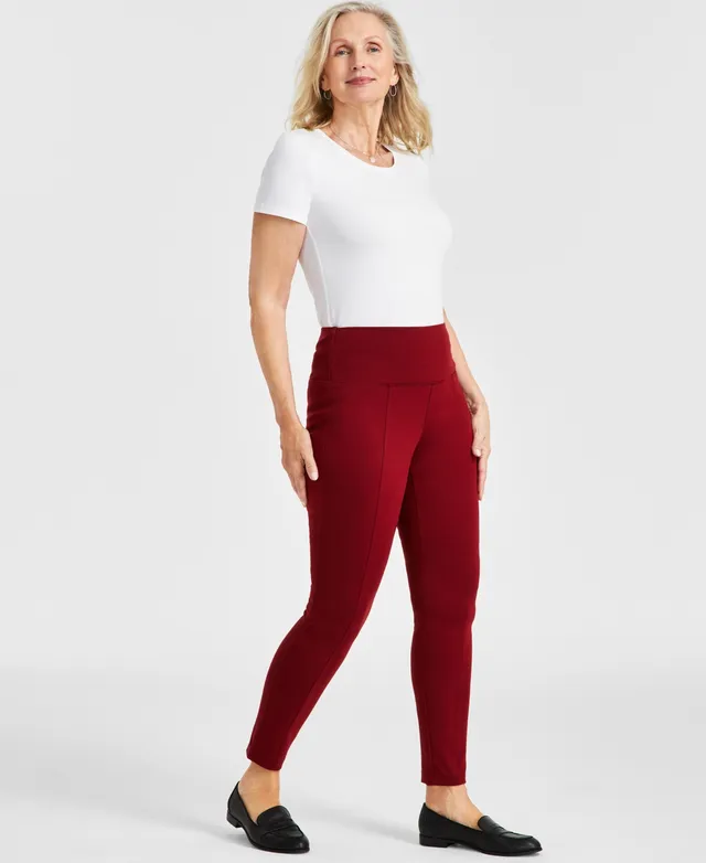 Style & Co Plus Size High Rise Pull-On Bootcut Leggings, Created for Macy's  - Macy's