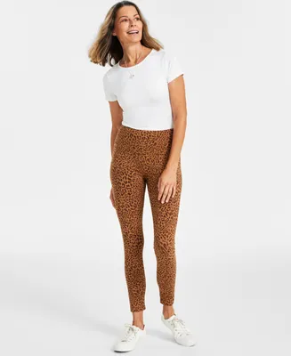 Style & Co Women's Printed High Rise Leggings, Created for Macy's