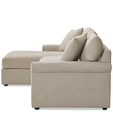 Wrenley 99" 3-Pc. Fabric Modular Chaise Sectional Sofa, Created for Macy's