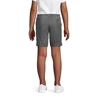 Lands' End Little Girls School Uniform Plain Front Blend Chino Shorts