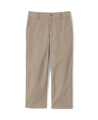 Lands' End Big Boys School Uniform Iron Knee Active Chino Pants