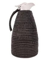 Artifacts Trading Company Rattan 1.5 liter Stainless Steel Thermos