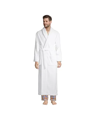 Lands' End Men's Full Length Turkish Terry Robe