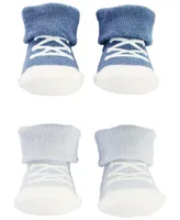 Carter's Baby Boys Booties, Pack of 2