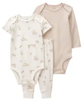 Carter's Baby Boys or Girls Bodysuits and Joggers, 3 Piece Set