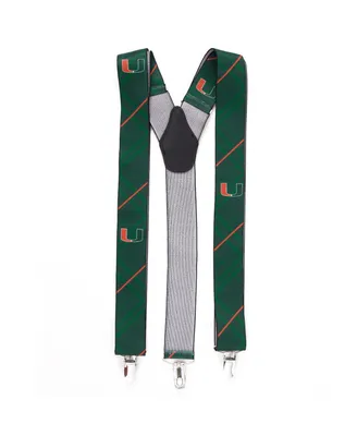 Men's Green Miami Hurricanes Suspenders