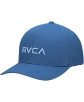 Men's Rvca Blue Logo Flex Hat