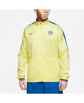 Men's Nike Yellow Club America Academy Awf Raglan Full-Zip Jacket