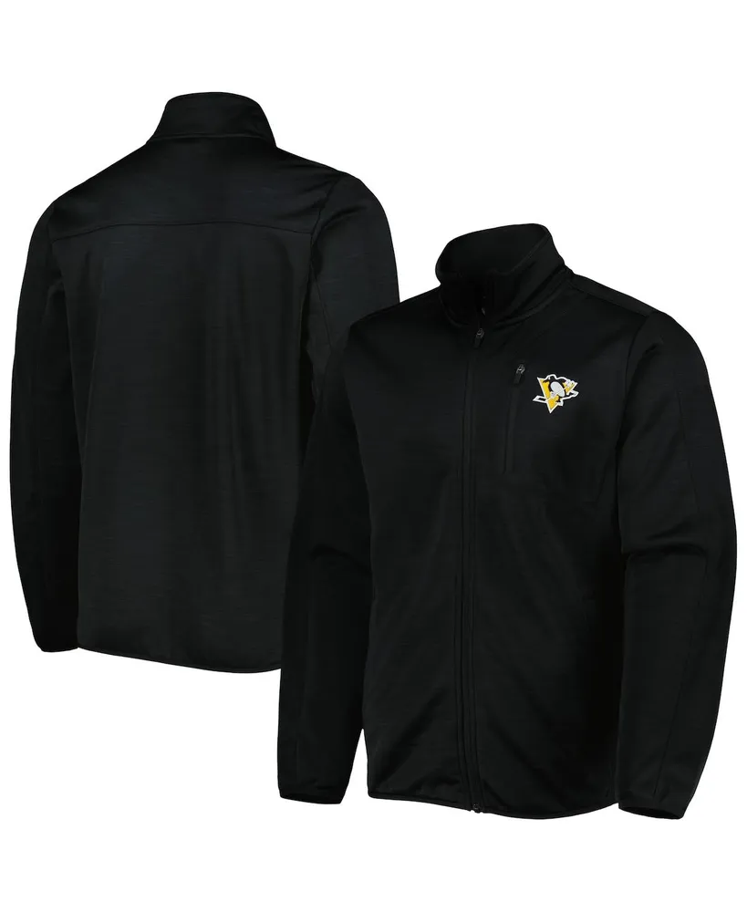 Men's G-iii Sports by Carl Banks Black Pittsburgh Penguins Closer Transitional Full-Zip Jacket