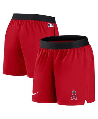 Women's Nike Red Los Angeles Angels Authentic Collection Team Performance Shorts