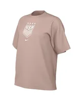 Women's Nike Tan Uswnt Crest T-shirt