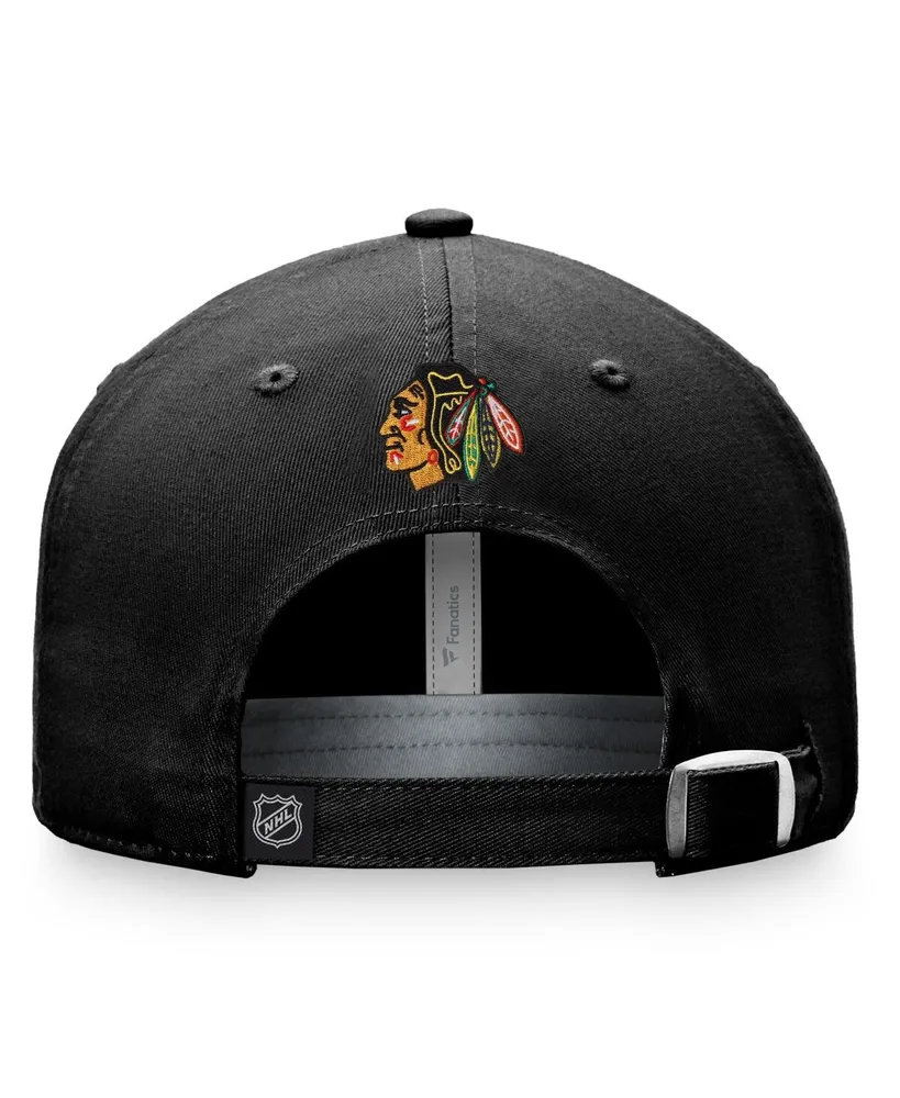 Women's Fanatics Black Chicago Blackhawks Breakaway Adjustable Hat