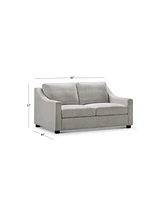 Garcelle 60" Stain-Resistant Fabric Loveseat