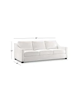 Garcelle 85" Stain-Resistant Fabric Sofa