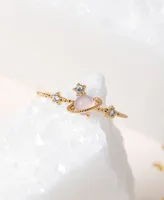 Girls Crew Pink Faux Cubic Zirconia Celestial I Need Space Ring