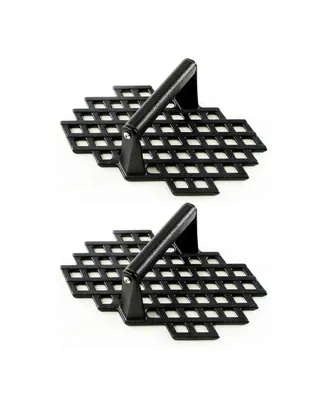 Charcoal Companion Cc5159 Cast Iron Grill Marks Press (2-Pack)