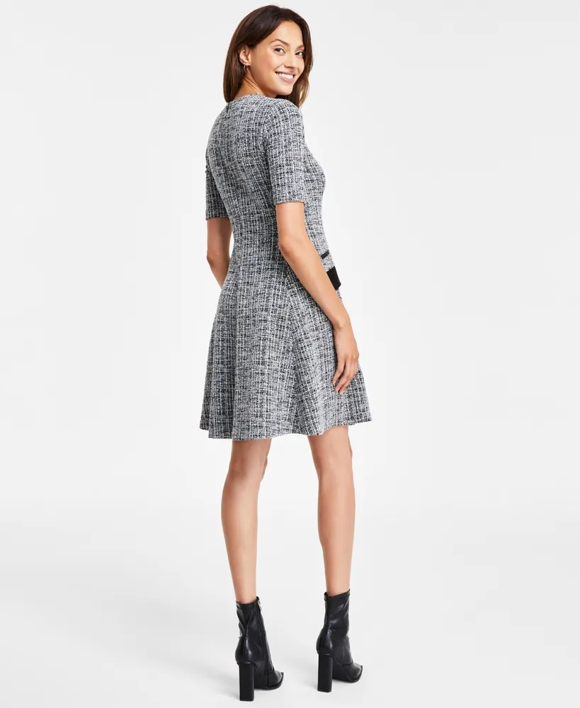 Dkny Women's Short-Sleeve A-Line Dress