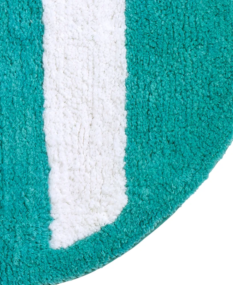 Avanti Beach Mode Flip-Flop Motif Cotton Bath Rug, 20" x 35"