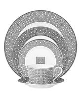 Noritake Infinity Graphite 5 Piece Place Setting