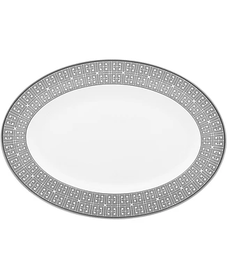 Noritake Graphite Oval Platter, 16"