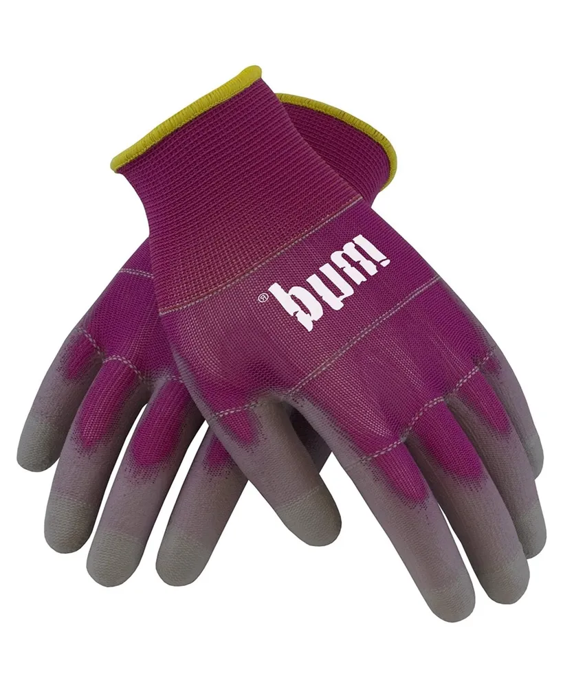 Safety Works 028R L Smart Mud Womens Garden Gloves, Large, Raspberry