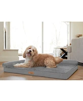 TailZzz Cozy Pet Mattress | to Pet Mattress | Orthopedic Pet Mattress | L-shaped Pet Mattress