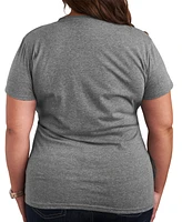 Hybrid Apparel Trendy Plus Size Well, My Stars Americana Graphic T-shirt
