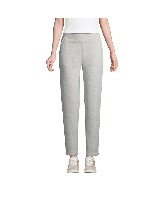 Lands' End Women's Tall Serious Sweats Ankle Sweatpants