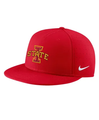 Men's Nike Cardinal Iowa State Cyclones Aero True Baseball Performance Fitted Hat