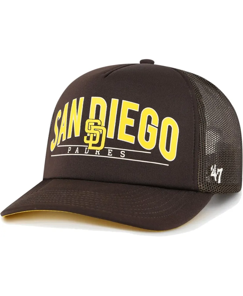 Men's '47 San Diego Padres Black on Black MVP Adjustable Hat