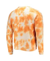 Men's The Wild Collective Orange Wnba Cloud Wash Pullover Sweatshirt