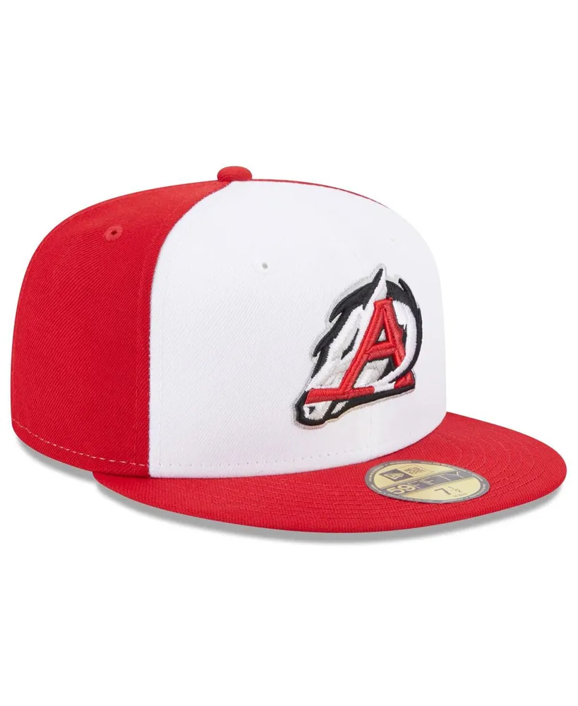 Men's New Era White Arkansas Travelers Authentic Collection Alternate Logo 59FIFTY Fitted Hat