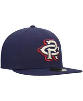 Men's New Era Navy Cedar Rapids Kernels Authentic Collection Team Alternate 59FIFTY Fitted Hat