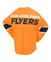 Women's Fanatics Orange Philadelphia Flyers Jersey Long Sleeve T-shirt