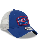 Men's New Era Royal Chicago Cubs Property Trucker 9TWENTY Snapback Hat