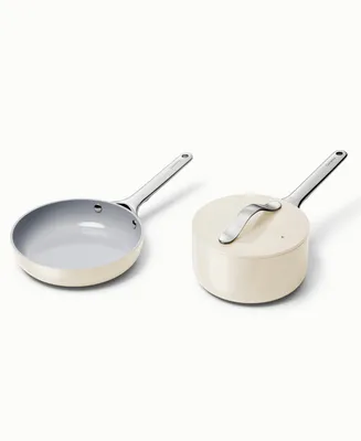 Caraway Non-Stick Ceramic Mini Fry Pan and Sauce Duo